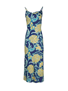 Picture of Floral Satin Maxi Dress 