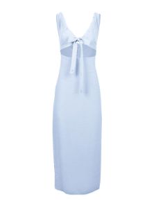 Picture of Linen Cutout Midi Dress