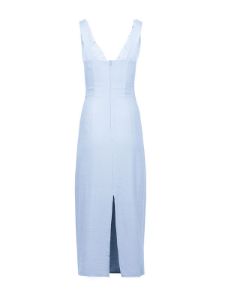 Picture of Linen Cutout Midi Dress