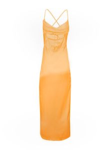 Picture of Satin Backless Maxi Dress 