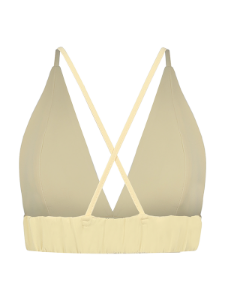 Cross Strap Bralette -Cream