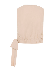 Picture of Sleeveless Linen Crop Top 