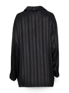 Picture of Embossed Stripe Satin Blouse