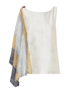 Picture of Asymmetrical Ombre Sleeveless Blouse