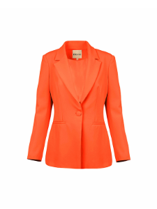 Fitted Oversized Blazer –Orange