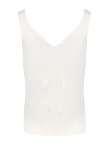 Sleeveless Tank Top -White