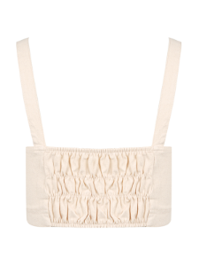 sweetheart Crop Top -Cream 