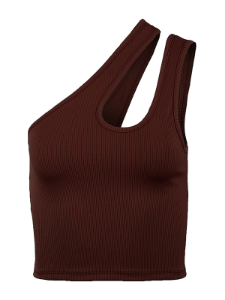 Picture of Asymmetrical Cutout Crop Top 