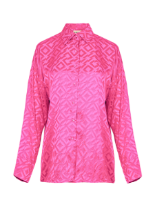 Picture of Embossed Diamond Satin Blouse 