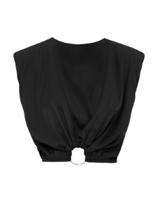 Picture of Sleeveless Satin Crop Top 