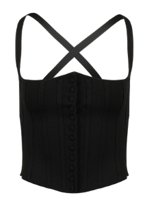 Picture of Strappy Button Up Corset 