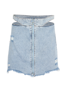 Picture of Cut Out Denim Skirt 