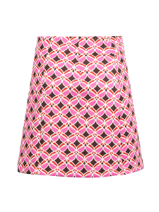 Picture of Geometric Patterned Mini Skirt 