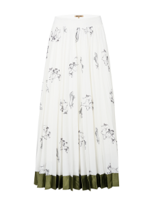 Picture of "Horse & Dog" Pleated Maxi Skirt 