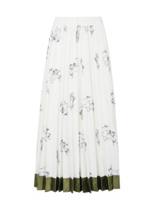 Picture of "Horse & Dog" Pleated Maxi Skirt 