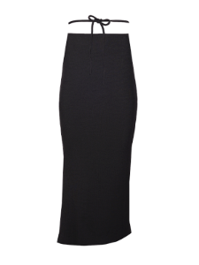 Picture of Waist Tie Midi Skirt 