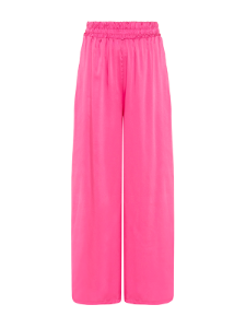 Picture of Flowy Satin Trousers – Pink