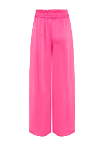 Picture of Flowy Satin Trousers – Pink