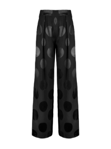 Picture of Polka Dot Satin Trousers 