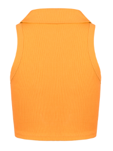 Picture of Sleeveless Ribbed Crop Top 