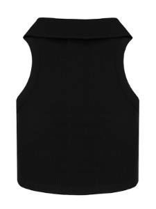 Picture of Sleeveless Ribbed Crop Top 