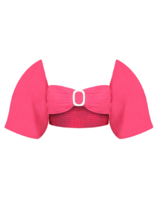 Picture of Puff Short Sleeve Bra Top