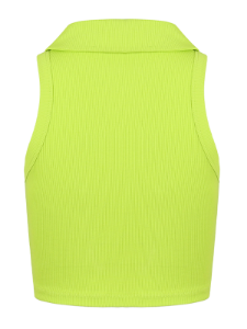 Picture of Sleeveless Ribbed Crop Top 