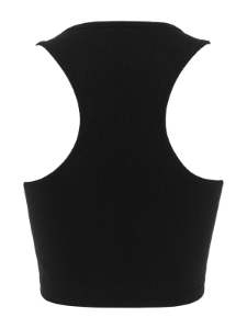 Picture of Sleeveless Cutout Crop Top 