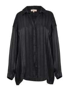 Picture of Embossed Stripe Satin Blouse